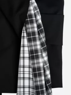 Men C2H4 003 - Alternate Scarf Variant Tailored Sleeveless Jacket