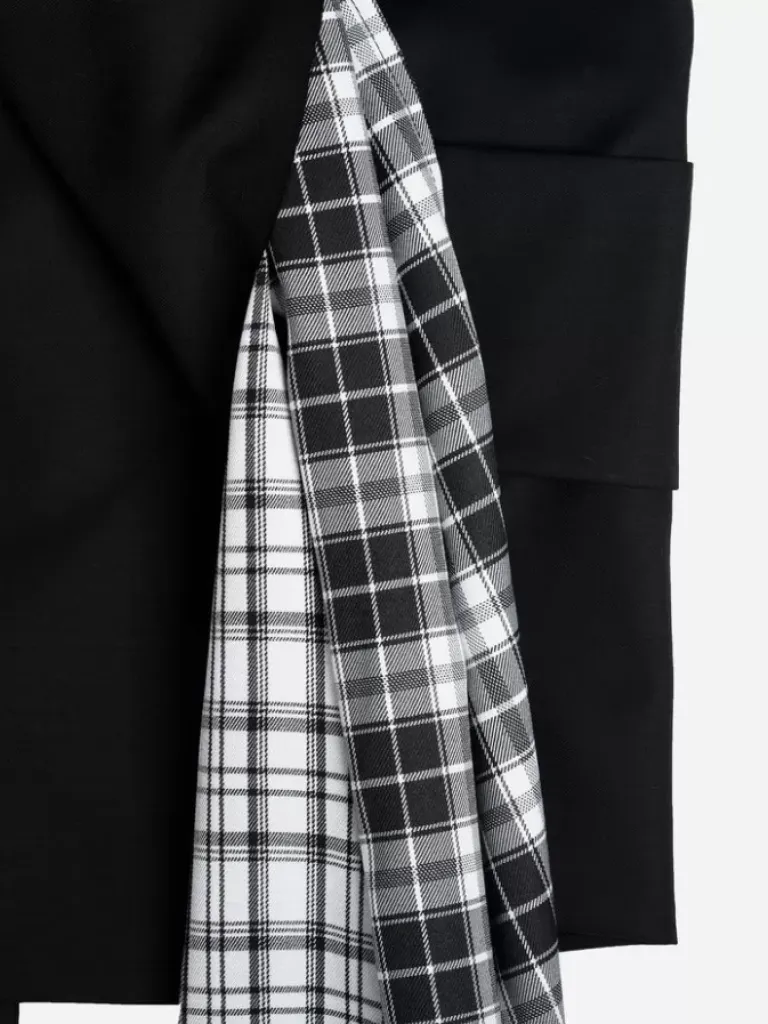 Men C2H4 003 - Alternate Scarf Variant Tailored Sleeveless Jacket
