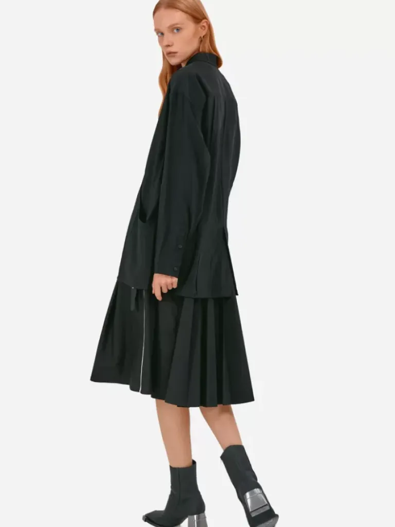 Women C2H4 004 - Arc Cutting Ripple Shirt