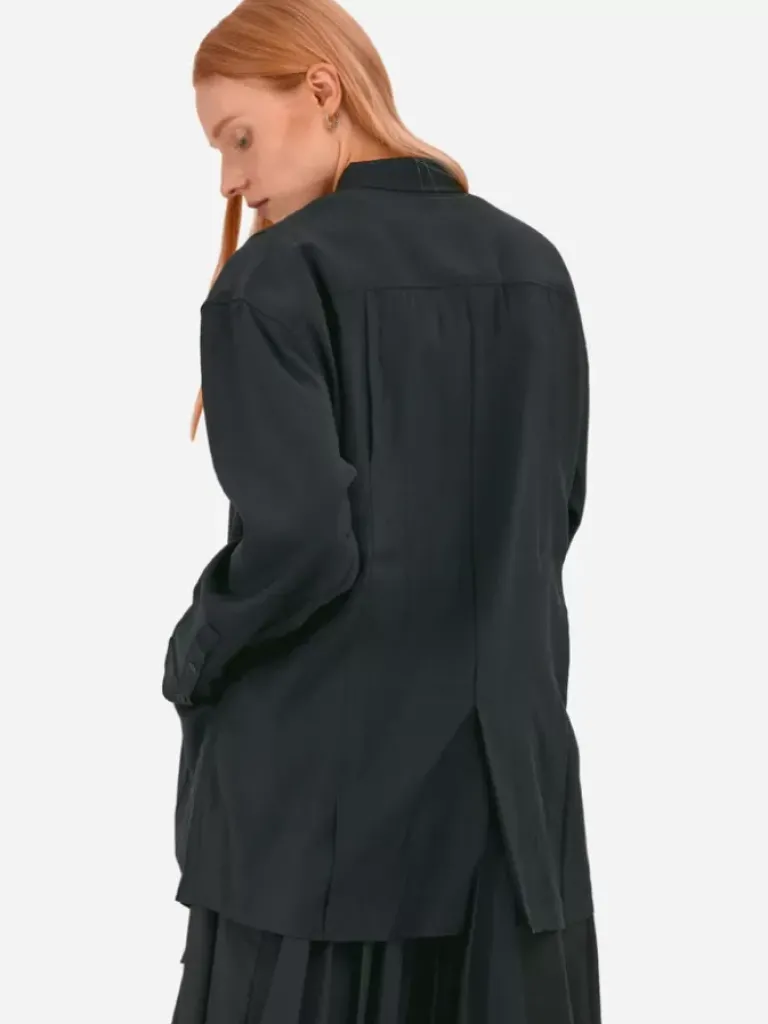 Women C2H4 004 - Arc Cutting Ripple Shirt