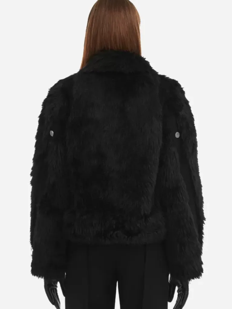 Women C2H4 006 - Arch Paneled Fur Jacket