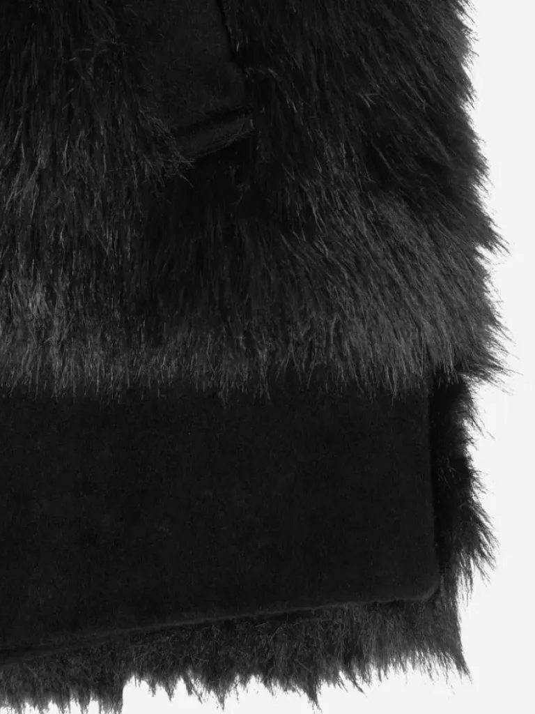 Women C2H4 006 - Arch Paneled Fur Jacket