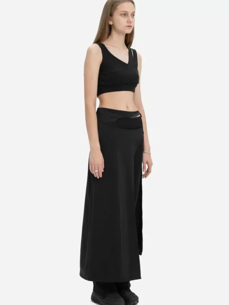 Women C2H4 004 - Arc Layered Asymmetric Strap Sporty Bra