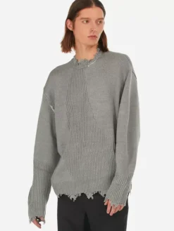 Men C2H4 002 - Arc Sculpture Knit Sweater