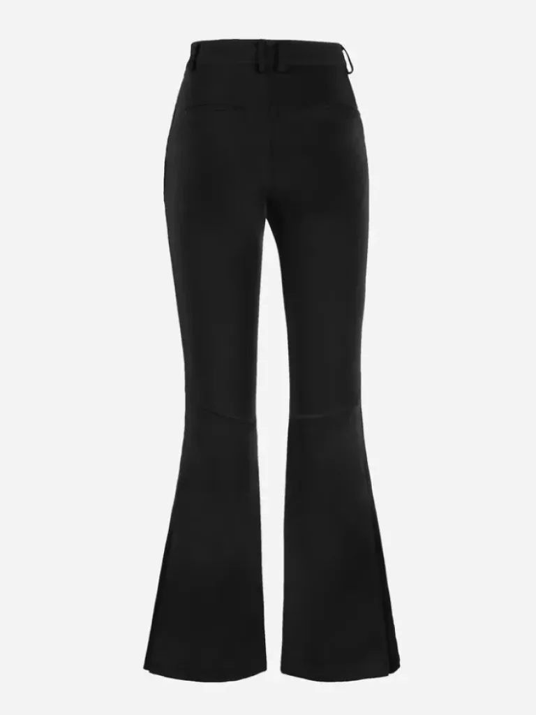 Women C2H4 004 - Arc Splicing Flappy Flared Trousers