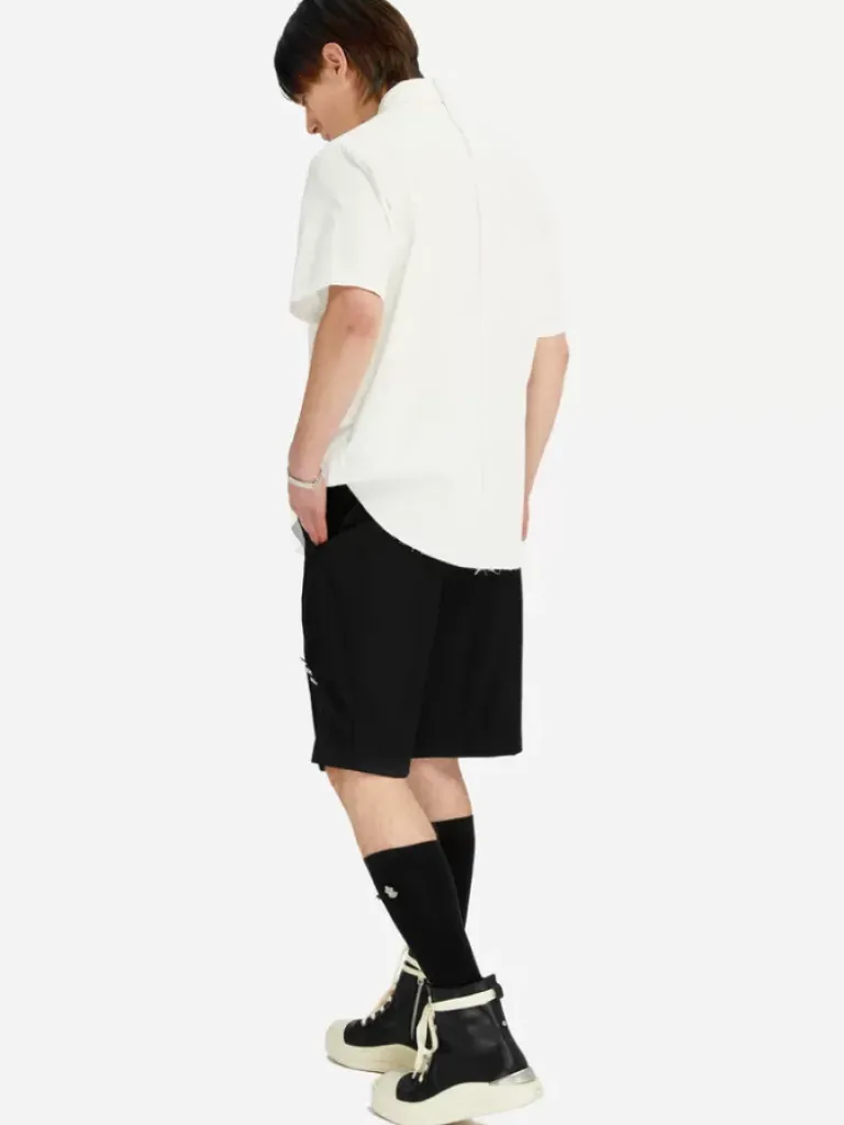 Men C2H4 005 - Asteroid Raw Edge Shirt