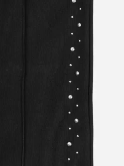 Men C2H4 004 - Asteroid Rivet Zippered Sweatpants