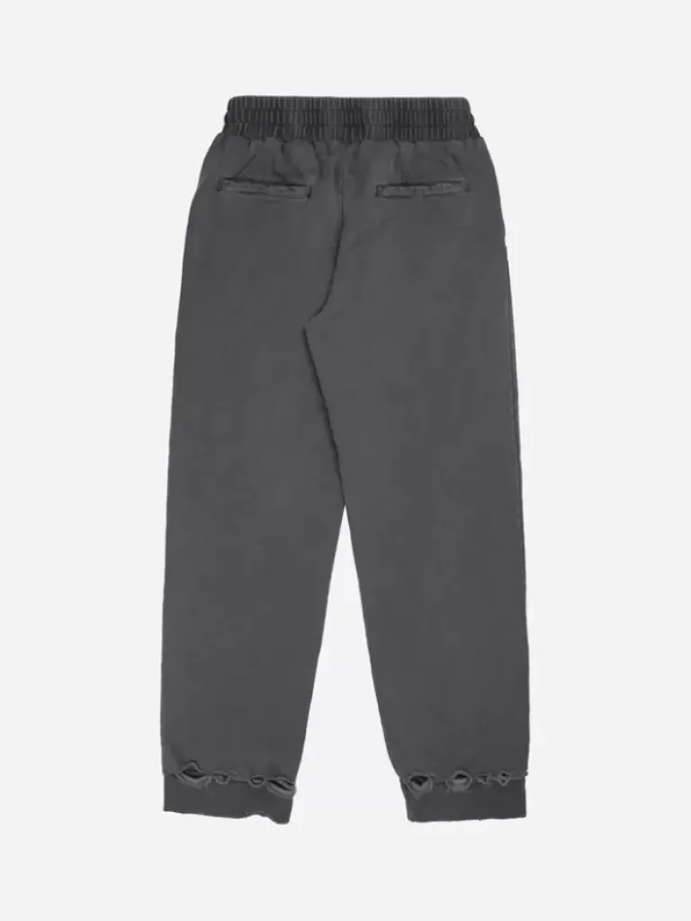 Men C2H4 001 - Asymmetric Agitator Distressed Sweatpants