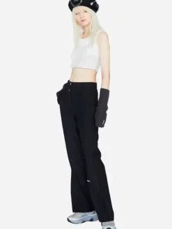 Women C2H4 003 - Asymmetrical Arc Layered Tanktop