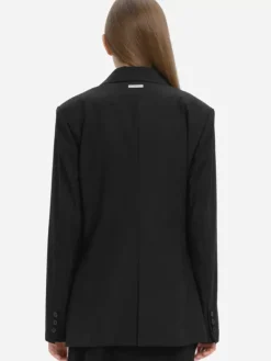 Women C2H4 004 - Asymmetrical Double Lapel Tailored Jacket