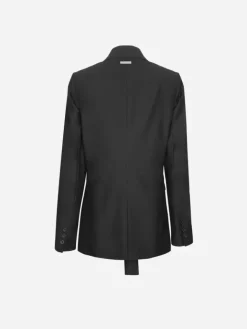 Women C2H4 004 - Asymmetrical Double Lapel Tailored Jacket