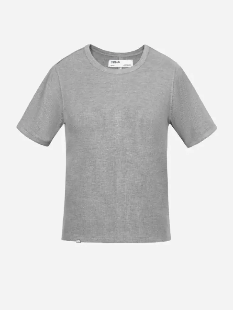 Women C2H4 007 - Basics Rib Knit T-Shirt