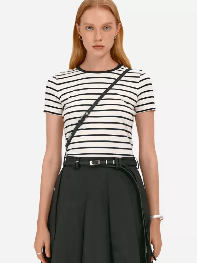 Women C2H4 007 - Basic Stripe T-Shirt