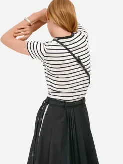 Women C2H4 007 - Basic Stripe T-Shirt