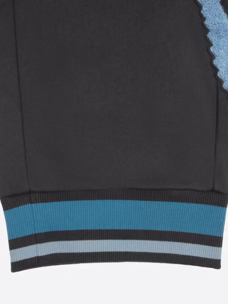 Men C2H4 X Lacoste Paneled Applique Inside-Out Sweatpants