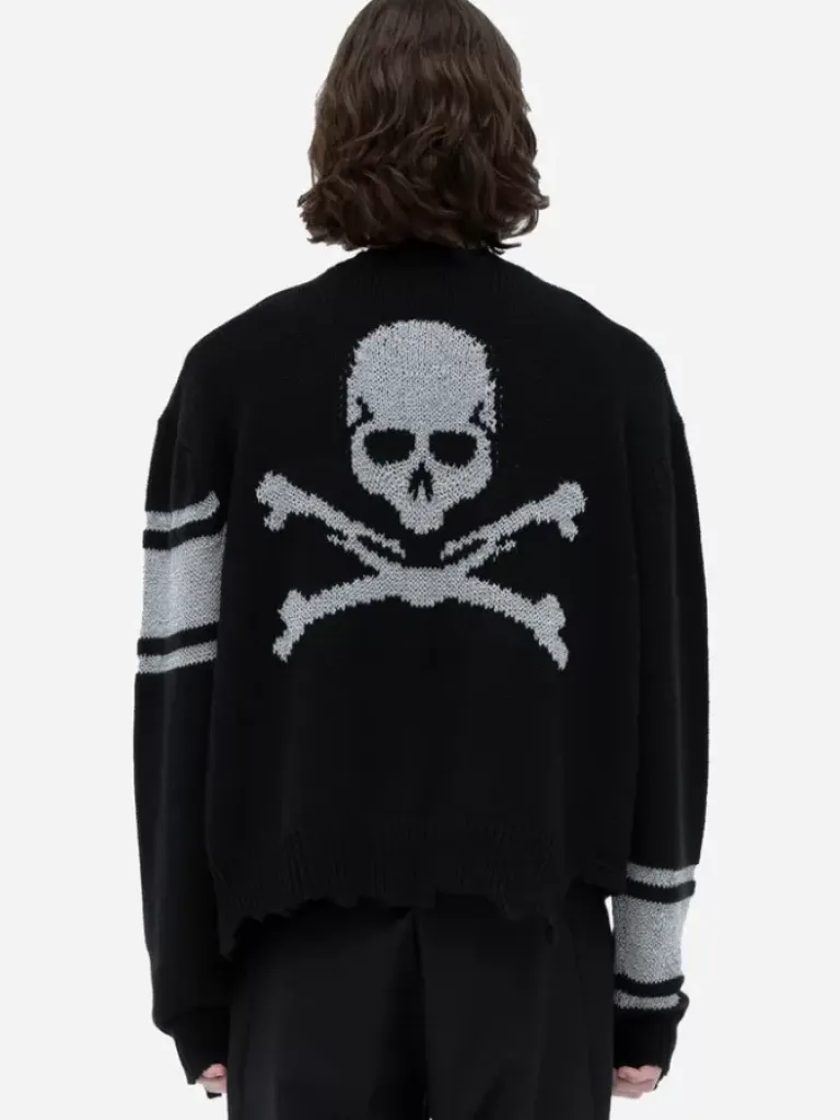 Men C2H4 ® X Mastermind Japan "C-Mastermind" Reflective Knit Sweater