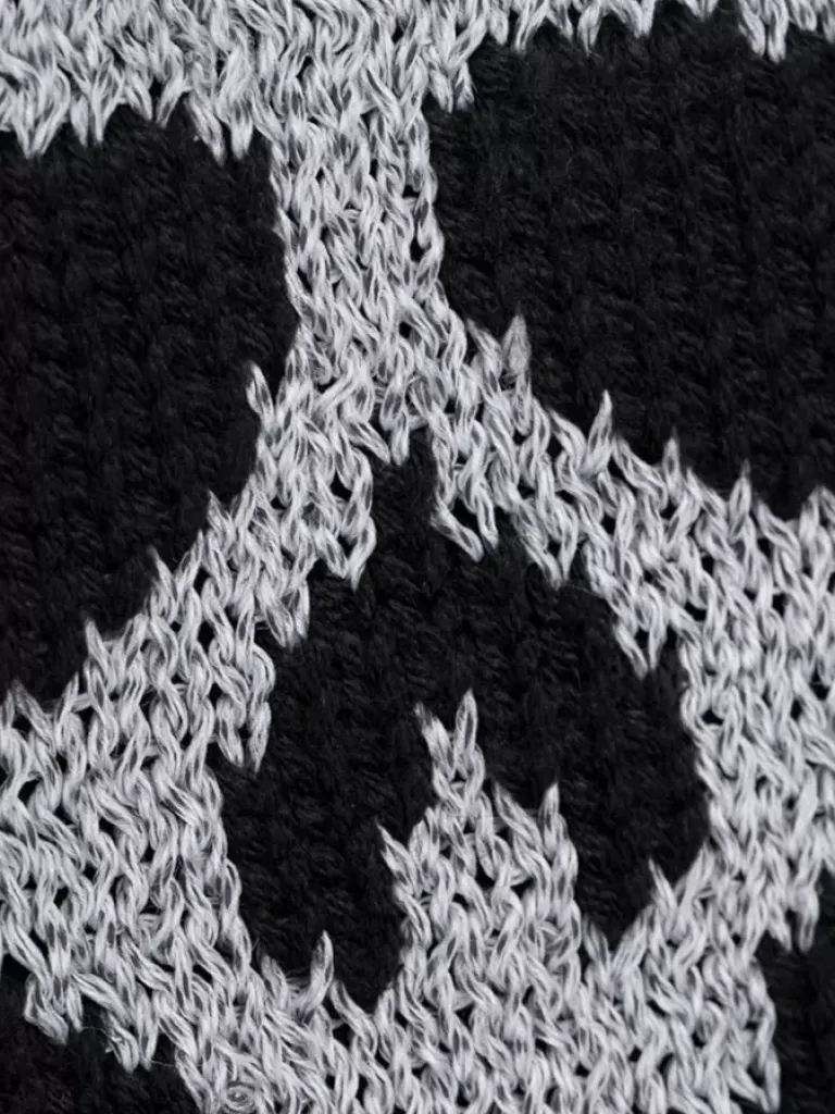 Men C2H4 ® X Mastermind Japan "C-Mastermind" Reflective Knit Sweater