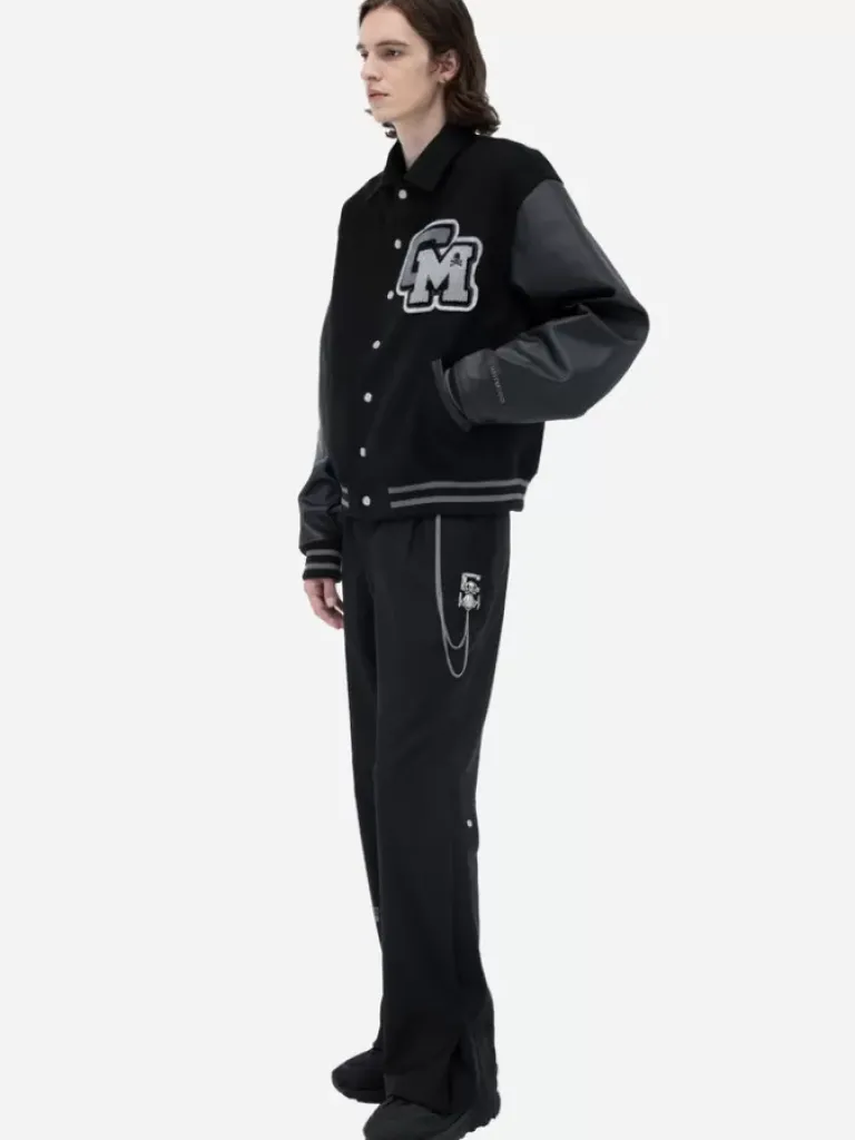 Men C2H4 ® X Mastermind Japan "C-Mastermind" Applique Baseball Jacket