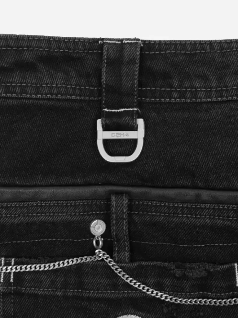 Men C2H4 ® X Mastermind Japan Double Waist Jeans