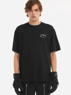 Men C2H4 006 - "Club Emblem Pin" Print T-Shirt