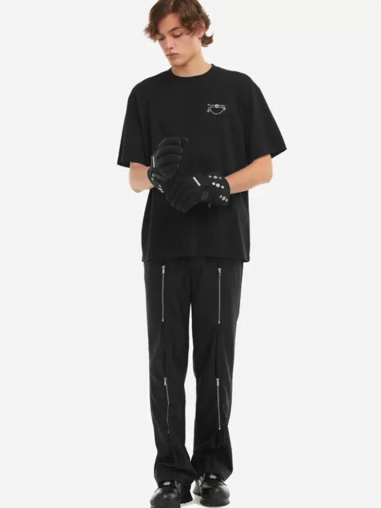 Men C2H4 006 - "Club Emblem Pin" Print T-Shirt
