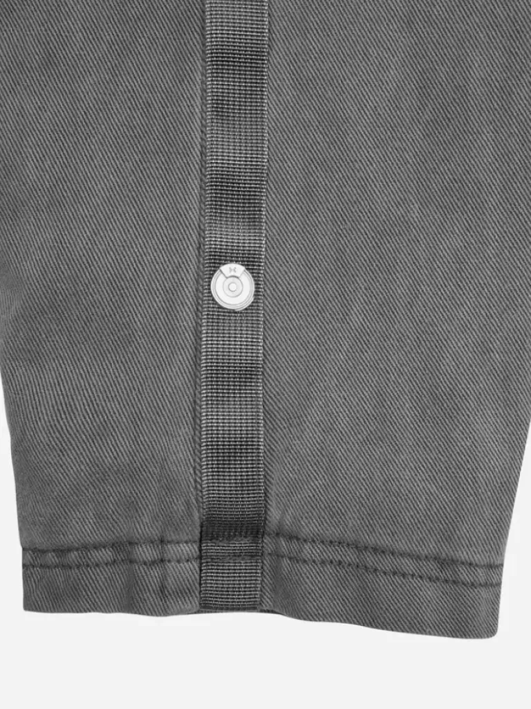 Men C2H4 006 - Cold-Dye Military Stagger Stripe Quilted Jacket