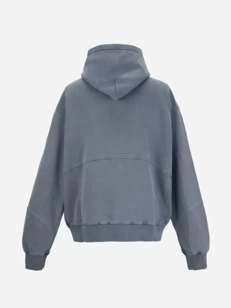 Men C2H4 002 - Cold-Dye Panelled Hoodie
