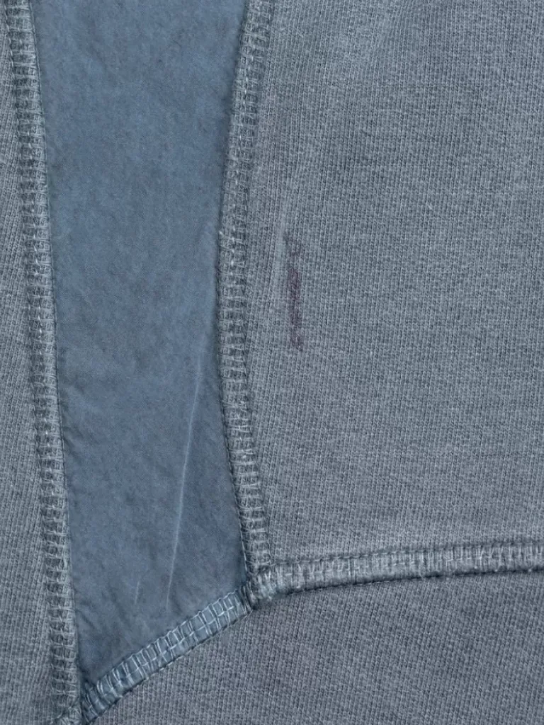 Men C2H4 002 - Cold-Dye Panelled Hoodie