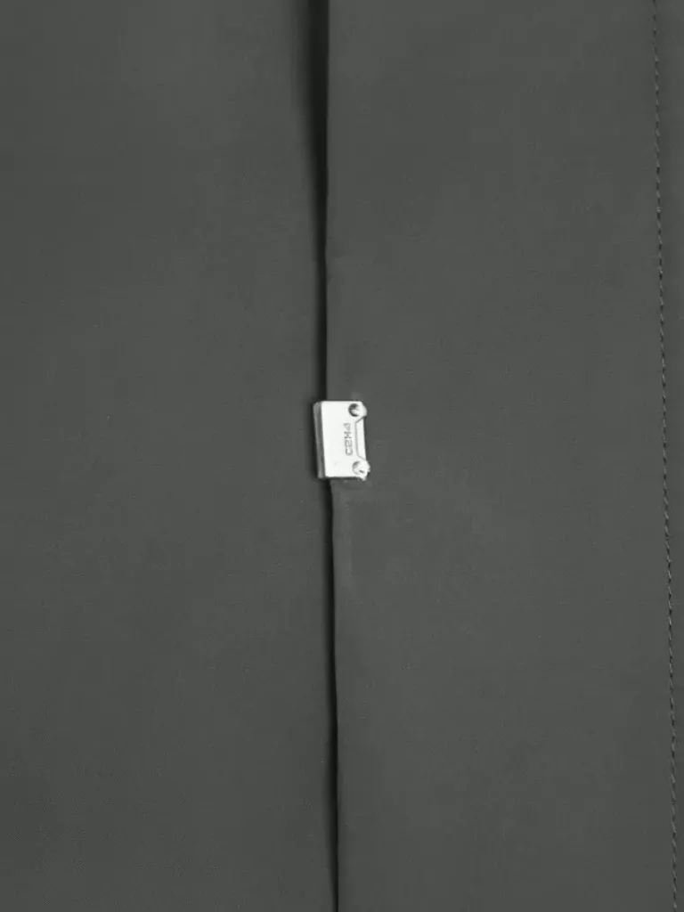 Men C2H4 006 - Continuous Zipper Quilted Coat