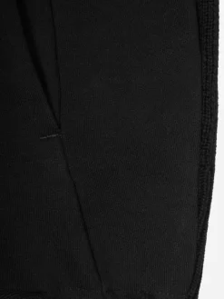 Men C2H4 005 - Contrast Raw Edge Sweater Hoodie