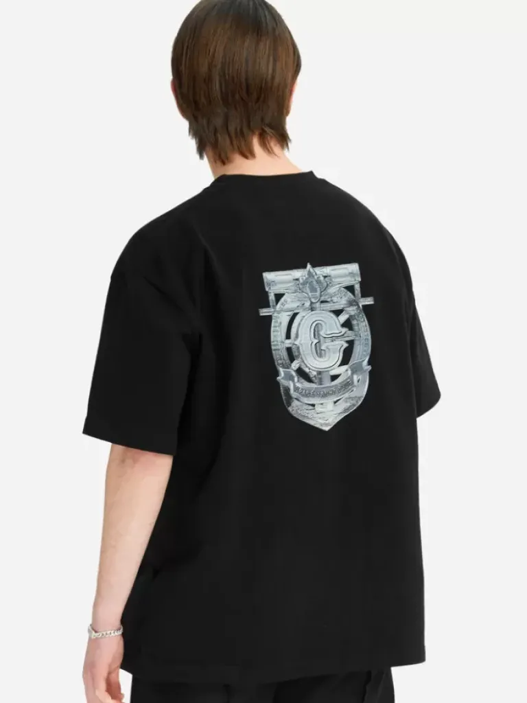 Men C2H4 005 - "Corrosion Club Badge" Wrinkled T-Shirt