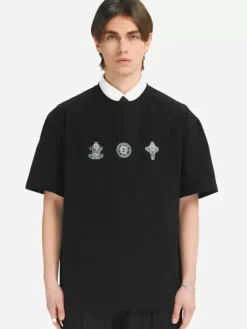 Men C2H4 005 - "Corrosion Stamp" Wrinkled T-Shirt