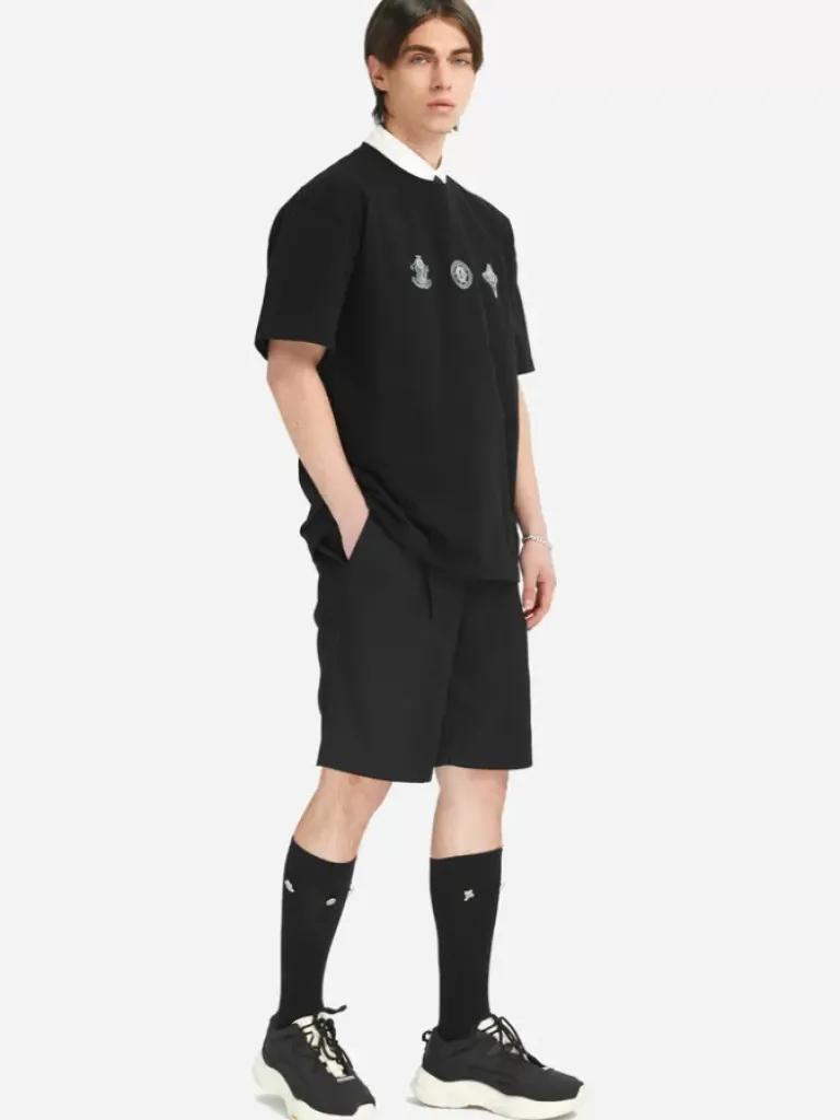 Men C2H4 005 - "Corrosion Stamp" Wrinkled T-Shirt