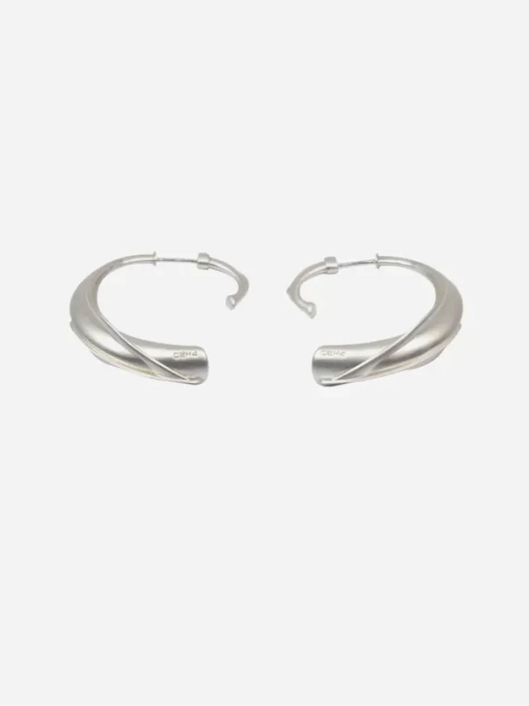 Men C2H4 007 - Curvilinear Earring
