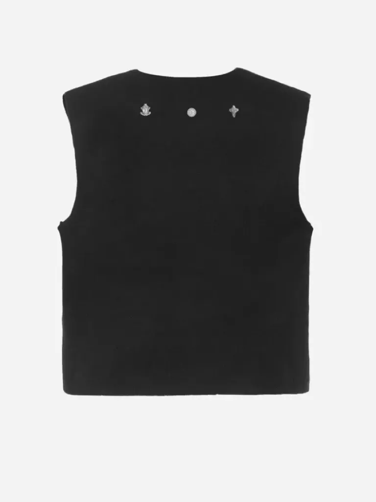 Men C2H4 005 - Deep V-Neck Knit Vest
