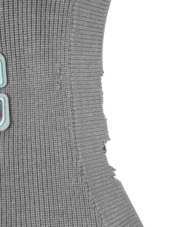 Men C2H4 006 - Distressed Knit Vest