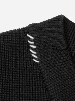 Men C2H4 006 - Distressed Knit Vest