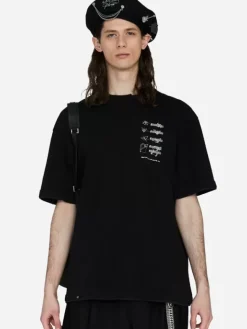 Men C2H4 003 - Distressed Layered T-Shirt