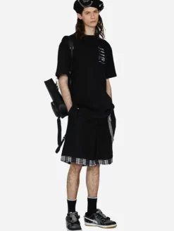 Men C2H4 003 - Distressed Layered T-Shirt