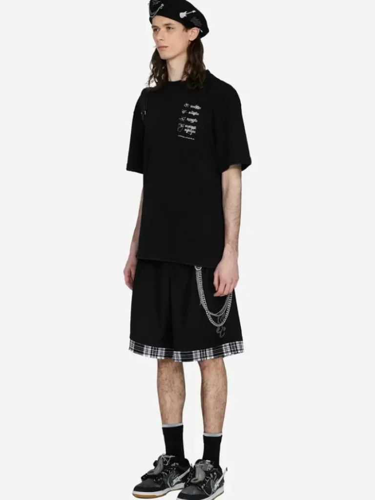 Men C2H4 003 - Distressed Layered T-Shirt