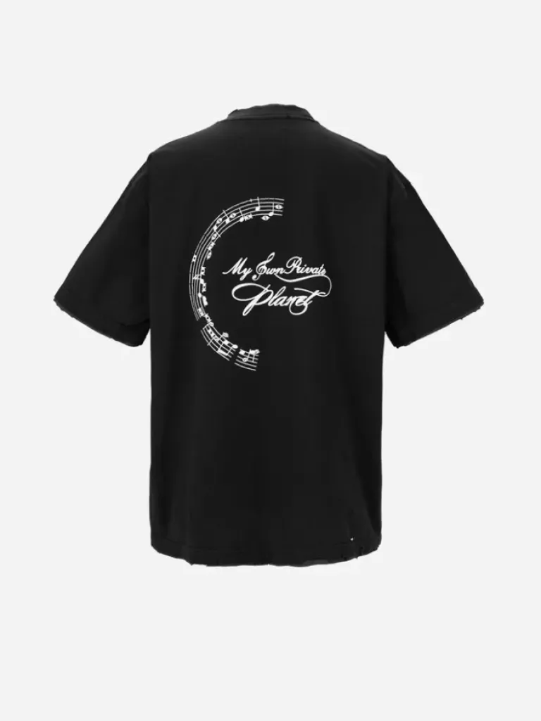 Men C2H4 003 - Distressed Layered T-Shirt