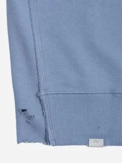 Men C2H4 003 - Distressed Panelled Crewneck