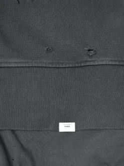 Men C2H4 002 - Distressed Tanktop Layered Crewneck