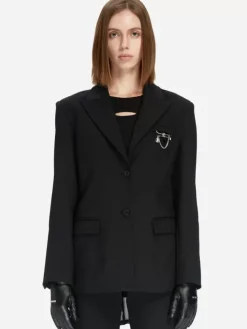 Women C2H4 005 - Double Layered Arch Tailored Jacket
