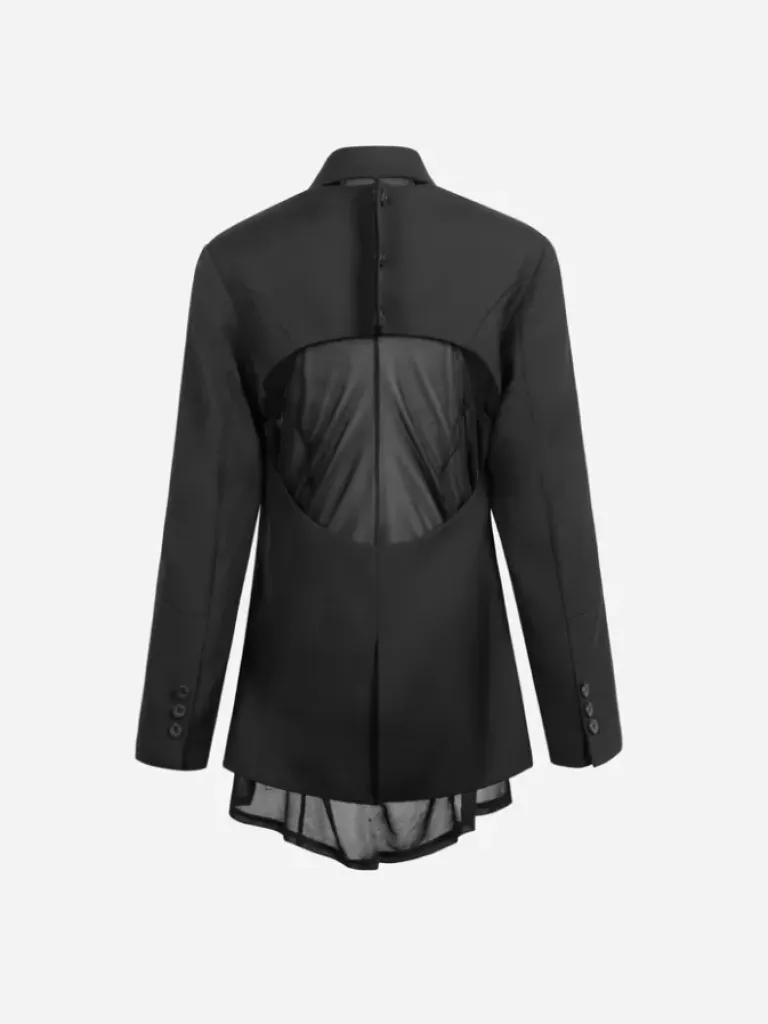 Women C2H4 005 - Double Layered Arch Tailored Jacket