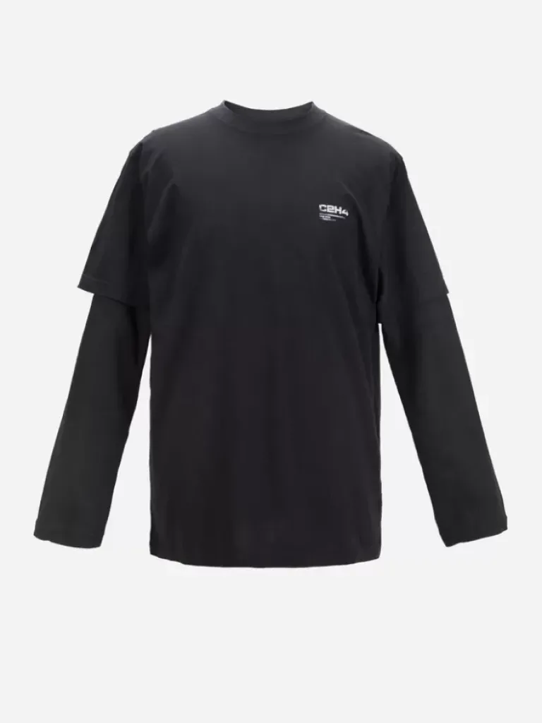 Men C2H4 002 - Double Layer Long-Sleeve T-Shirt