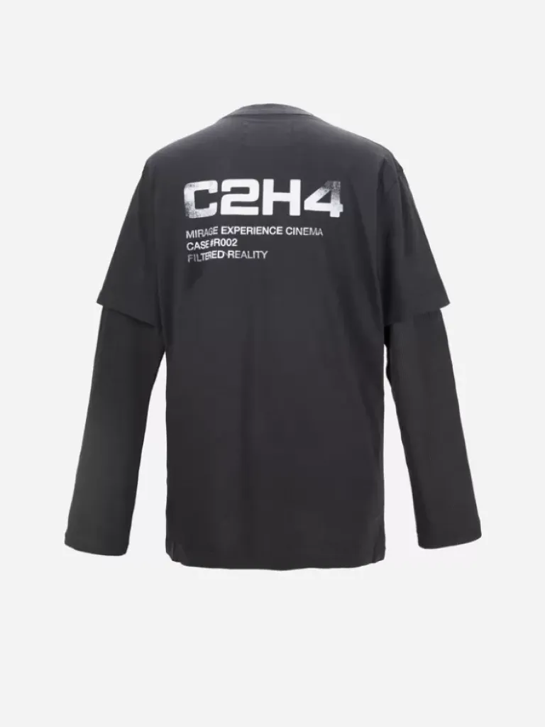 Men C2H4 002 - Double Layer Long-Sleeve T-Shirt