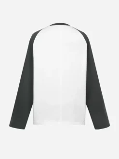 Men C2H4 007 - Easeful Paneled Long-Sleeves T-Shirt