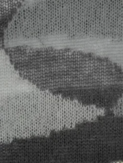 Men C2H4 005 - Ellipse Panelled Mohair Sweater