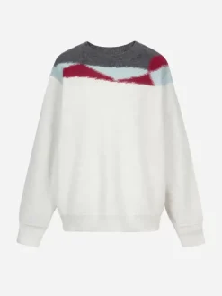 Men C2H4 006 - Ellipse Panelled Mohair Sweater